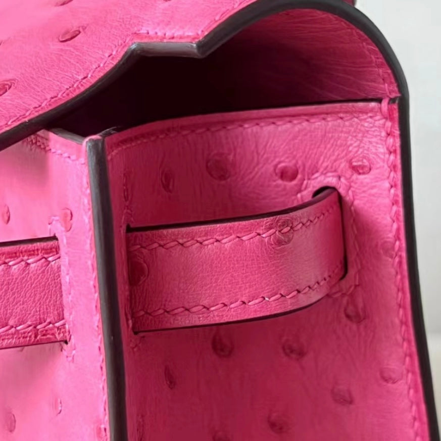 CANDY PINK OSTRICH - CUSTOM