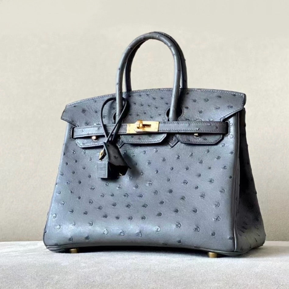 ETAIN GREY OSTRICH - CUSTOM