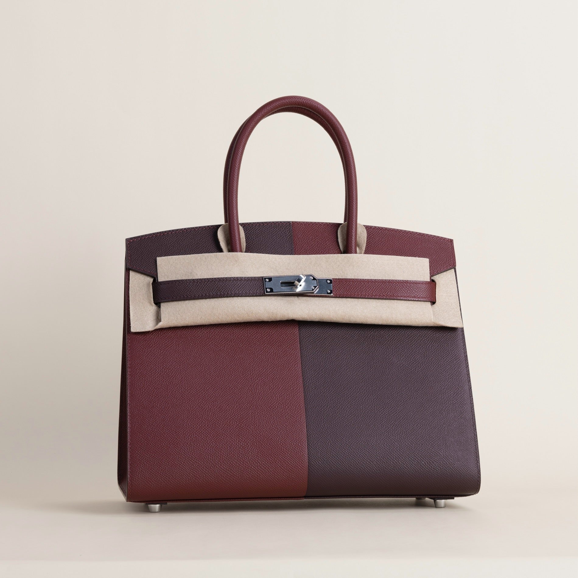 TOKIO REVERSE EPSOM COLORBLOCK MERLOT - CUSTOM
