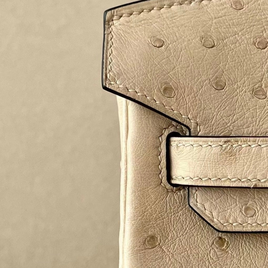 LIGHT KHAKI OSTRICH - CUSTOM