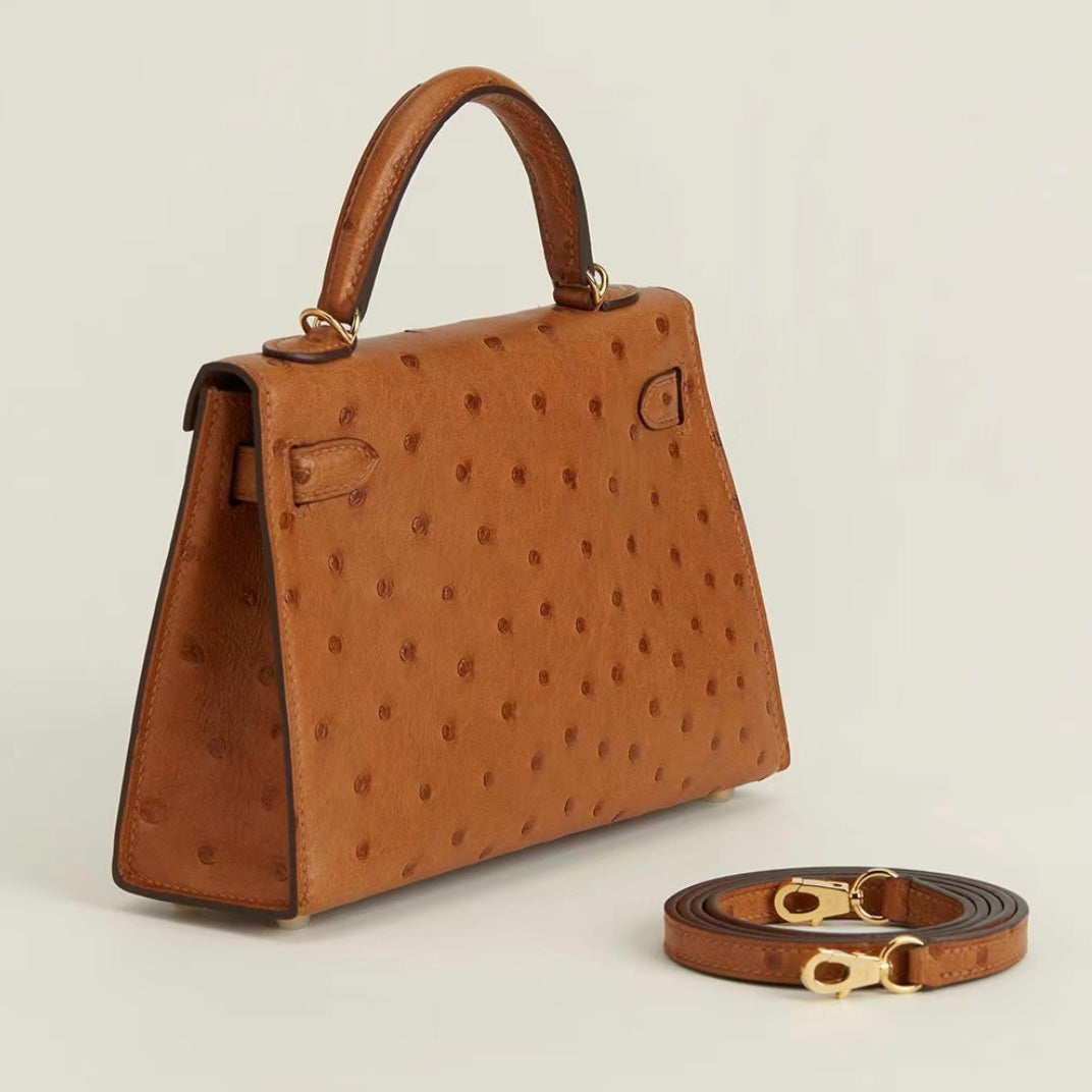GOLDEN BROWN OSTRICH - CUSTOM