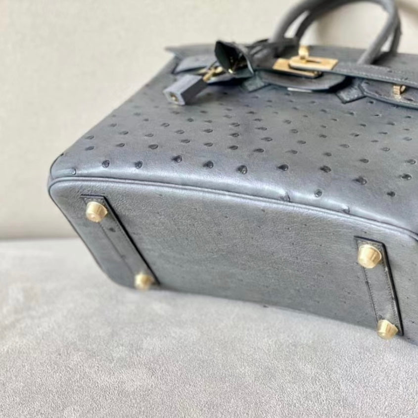 ETAIN GREY OSTRICH - CUSTOM