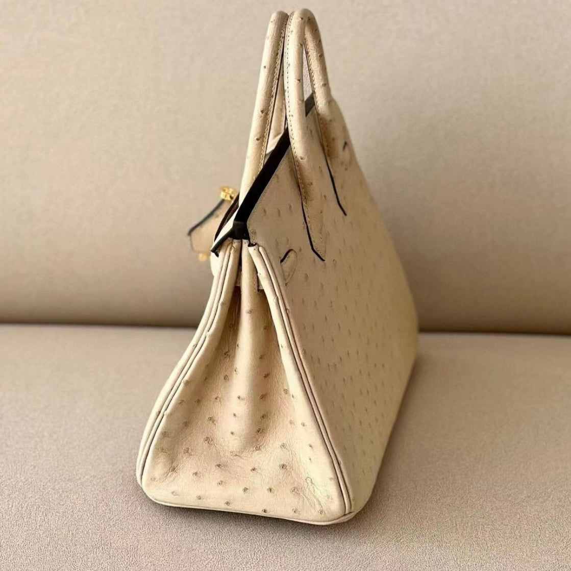 LIGHT KHAKI OSTRICH - CUSTOM