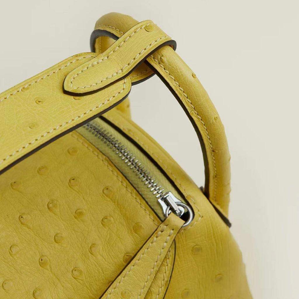 LEMON YELLOW OSTRICH - CUSTOM