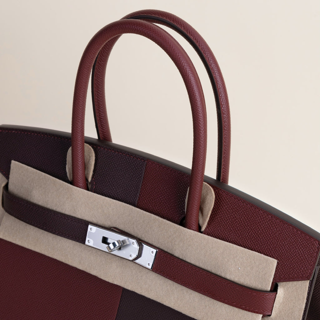 TOKIO REVERSE EPSOM COLORBLOCK MERLOT - CUSTOM