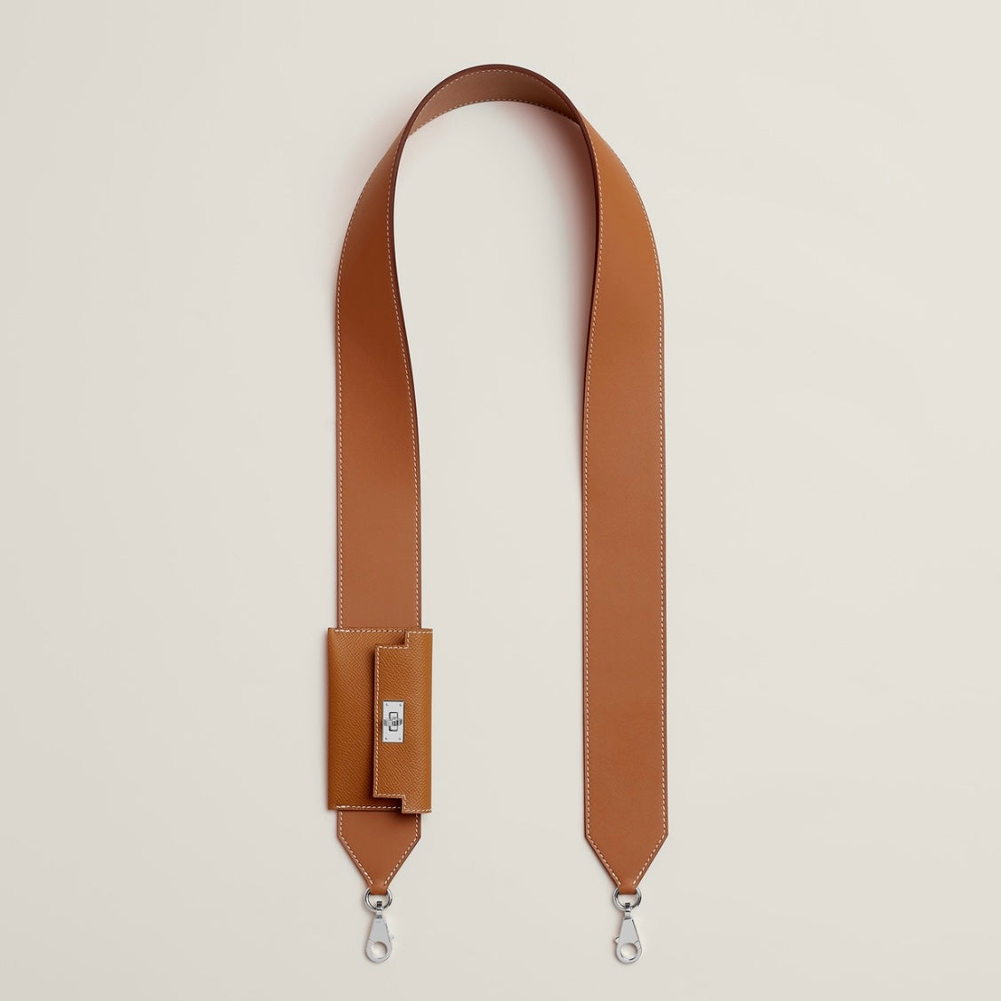 POCKET SHOULDER STRAP GOLD SWIFT/EPSOM - CUSTOM