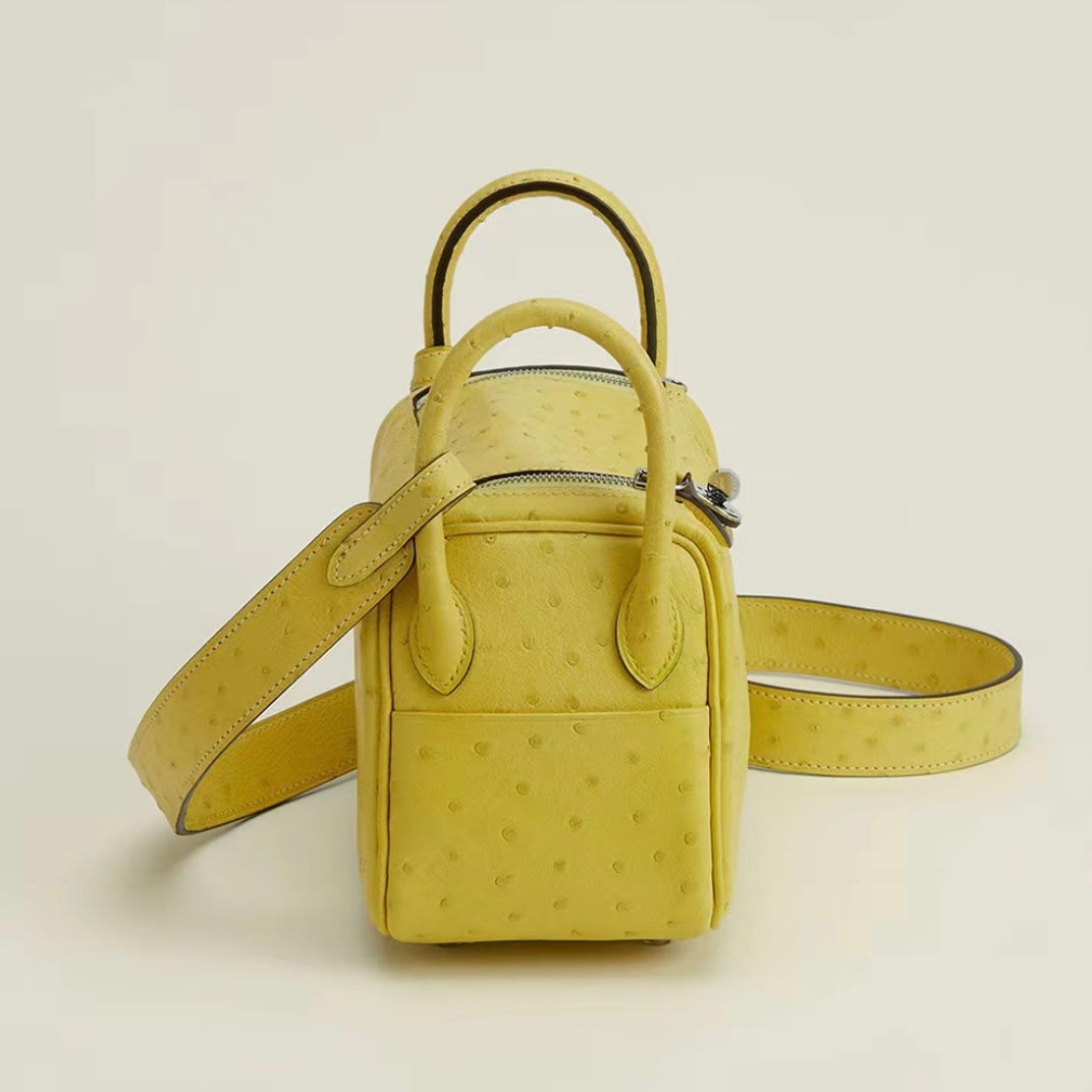 LEMON YELLOW OSTRICH - CUSTOM