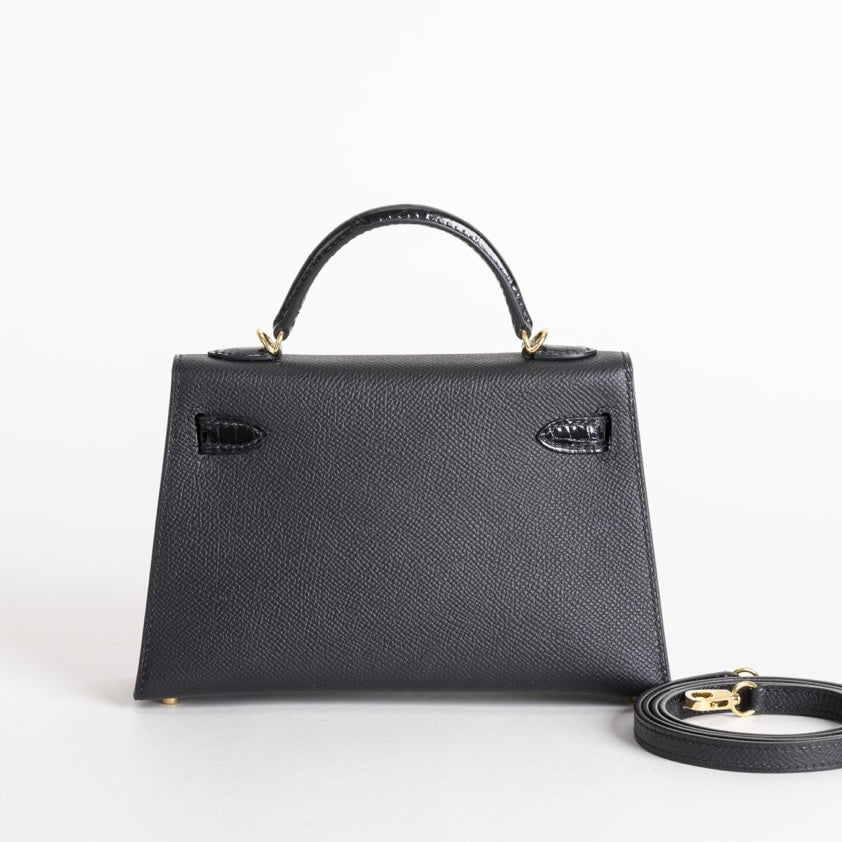 NOIR TOUCH EPSOM/CROCODILE - CUSTOM