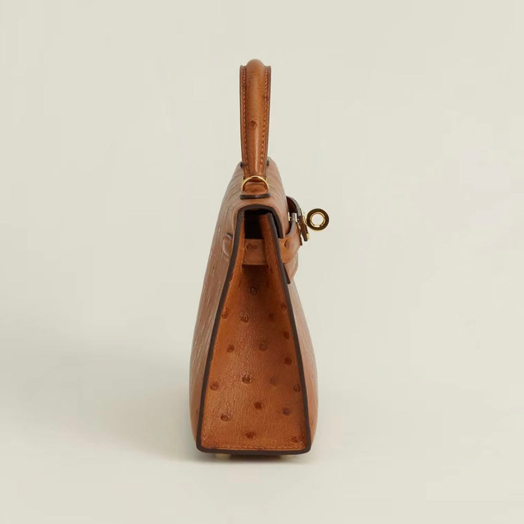 GOLDEN BROWN OSTRICH - CUSTOM