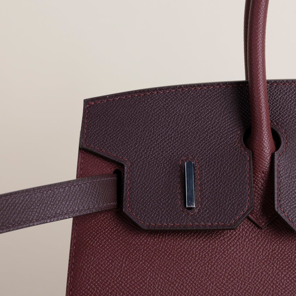 TOKIO REVERSE EPSOM COLORBLOCK MERLOT - CUSTOM