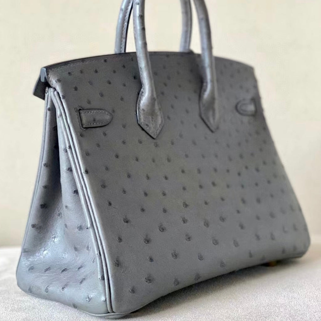 ETAIN GREY OSTRICH - CUSTOM