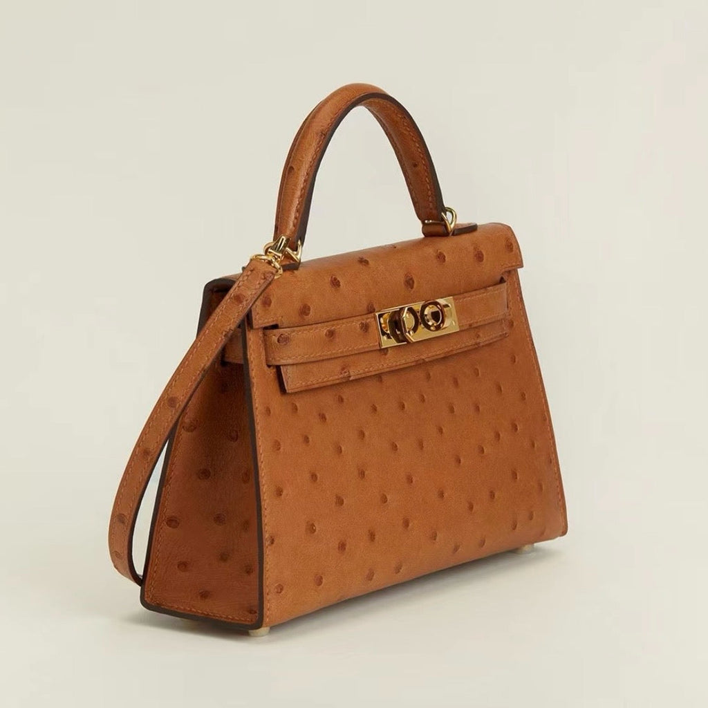 GOLDEN BROWN OSTRICH - CUSTOM