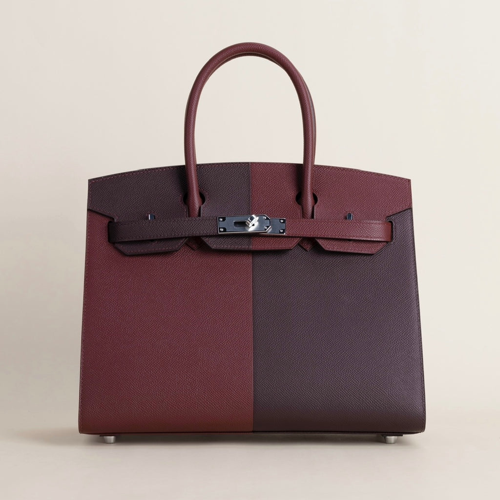 TOKIO REVERSE EPSOM COLORBLOCK MERLOT - CUSTOM