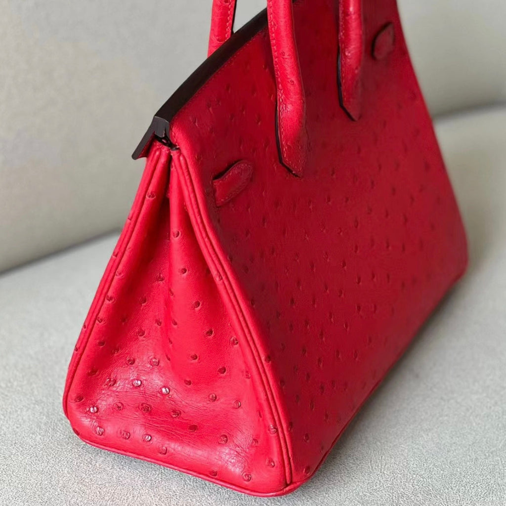 FERRARI RED OSTRICH - CUSTOM
