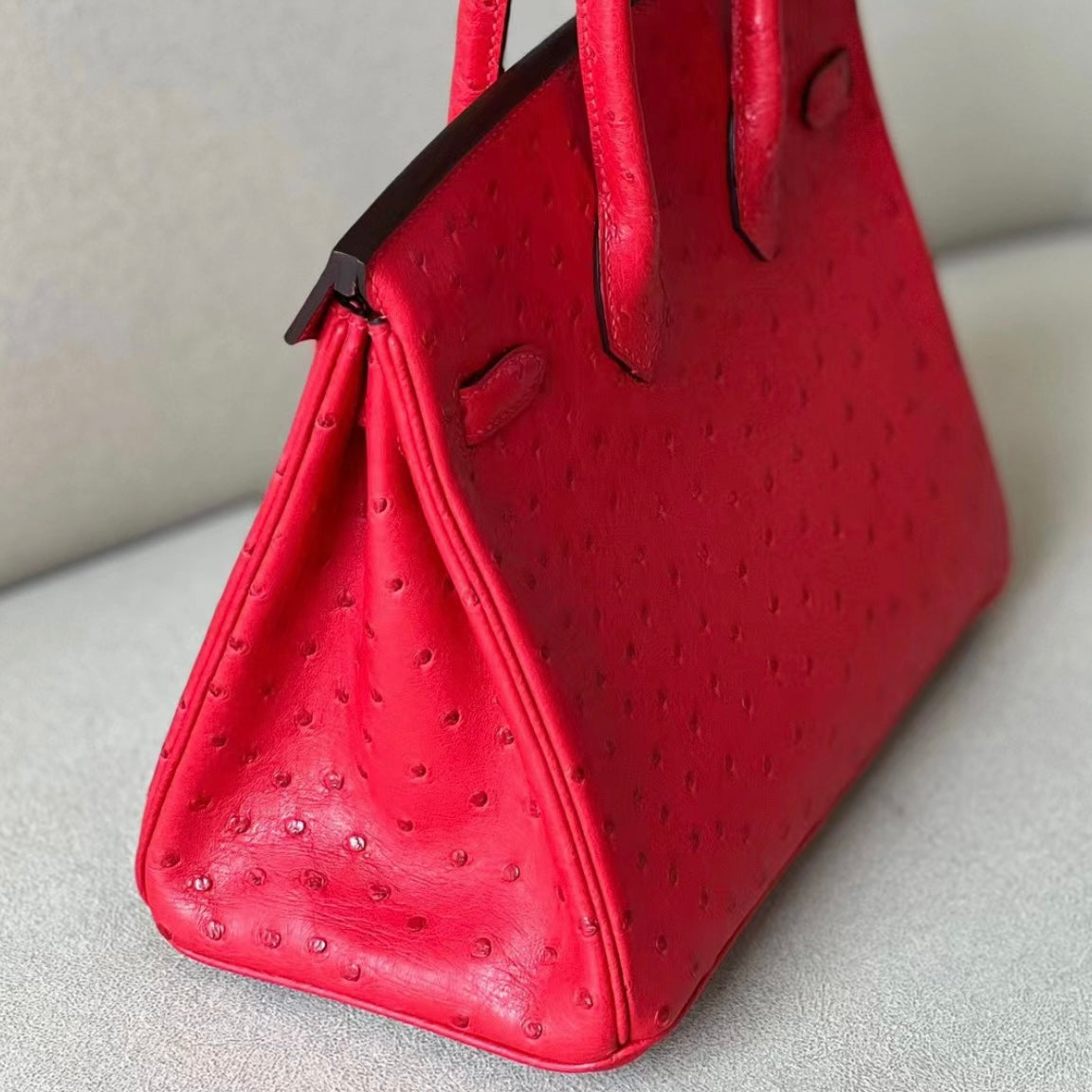 FERRARI RED OSTRICH - CUSTOM