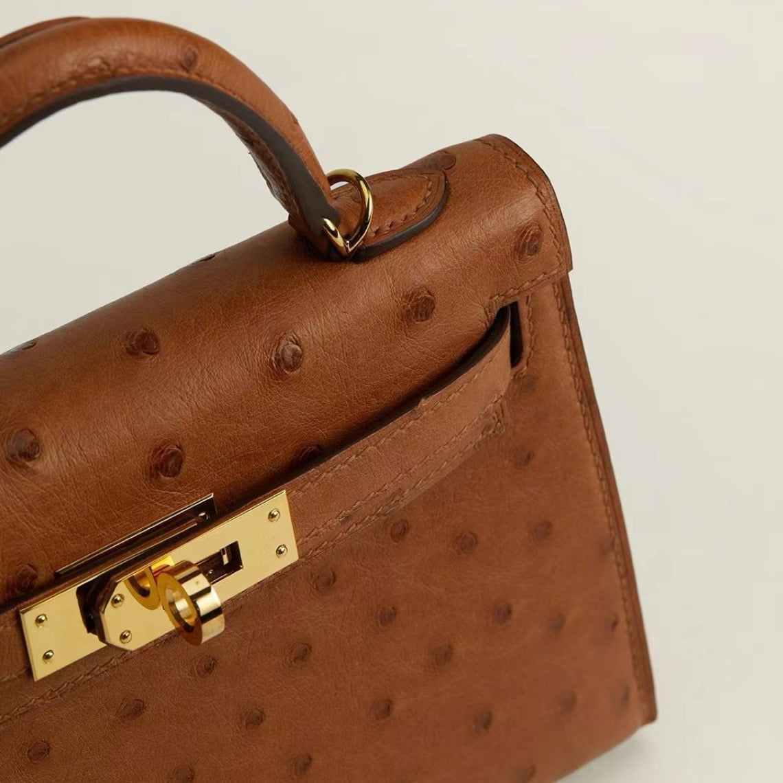 GOLDEN BROWN OSTRICH - CUSTOM