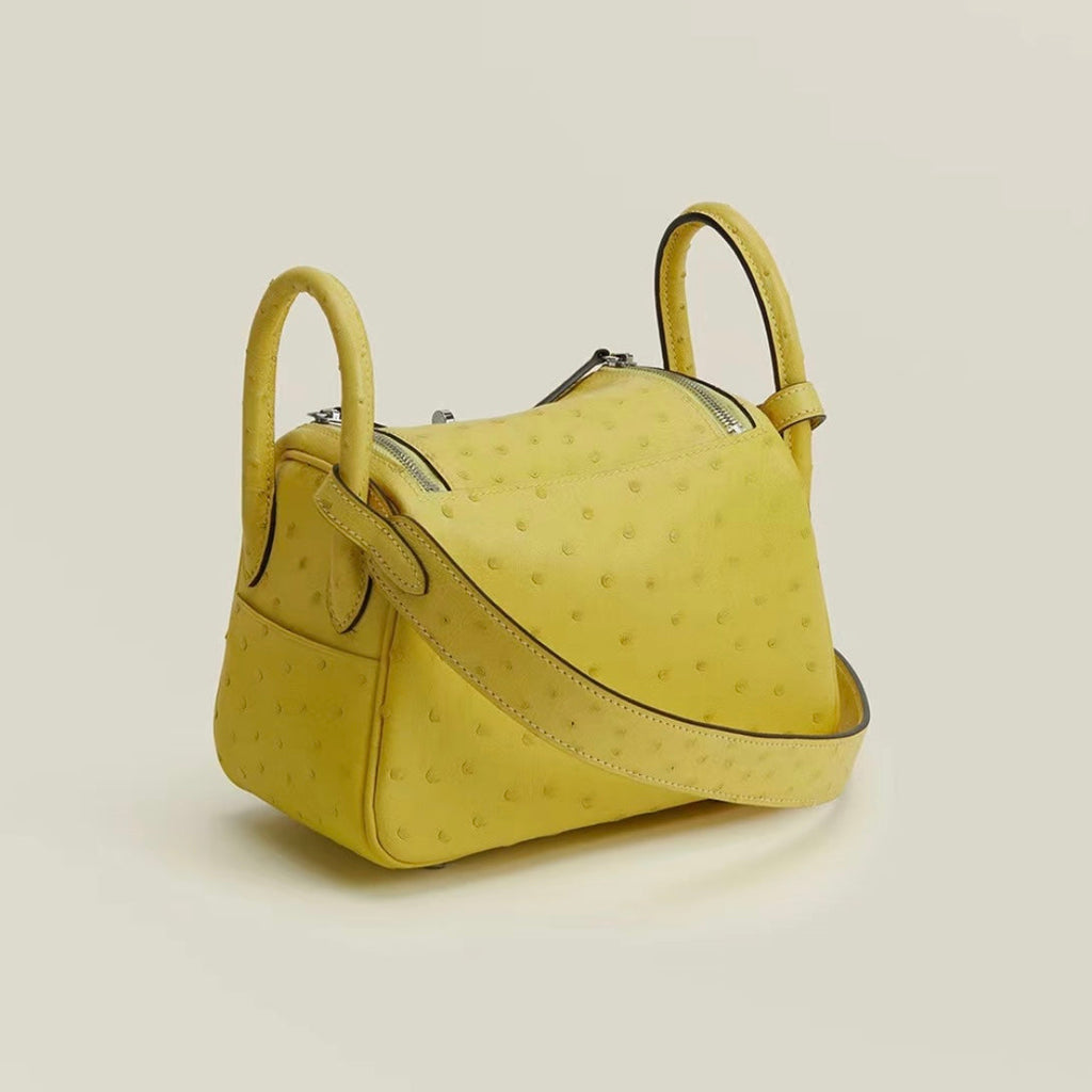 LEMON YELLOW OSTRICH - CUSTOM