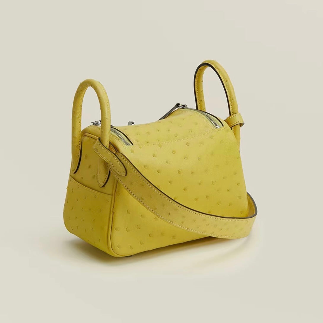 LEMON YELLOW OSTRICH - CUSTOM