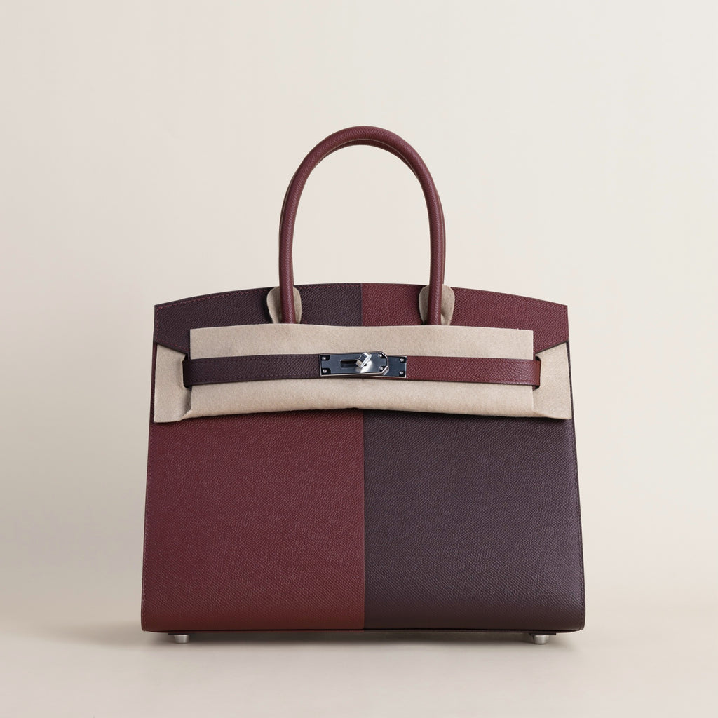 TOKIO REVERSE EPSOM COLORBLOCK MERLOT - CUSTOM