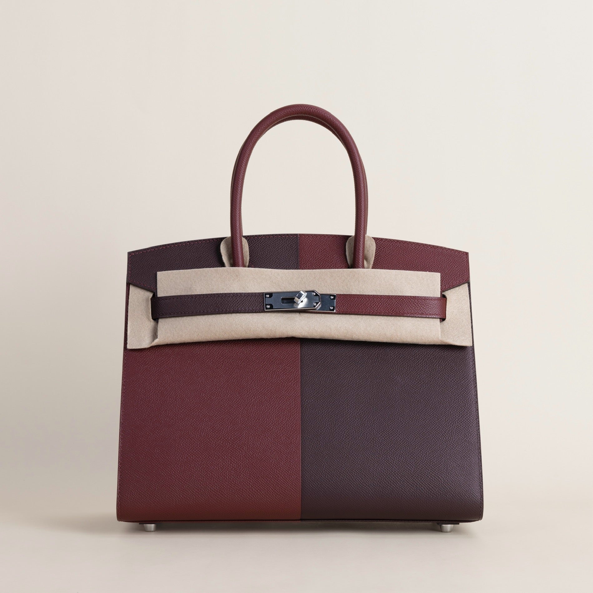 TOKIO REVERSE EPSOM COLORBLOCK MERLOT - CUSTOM