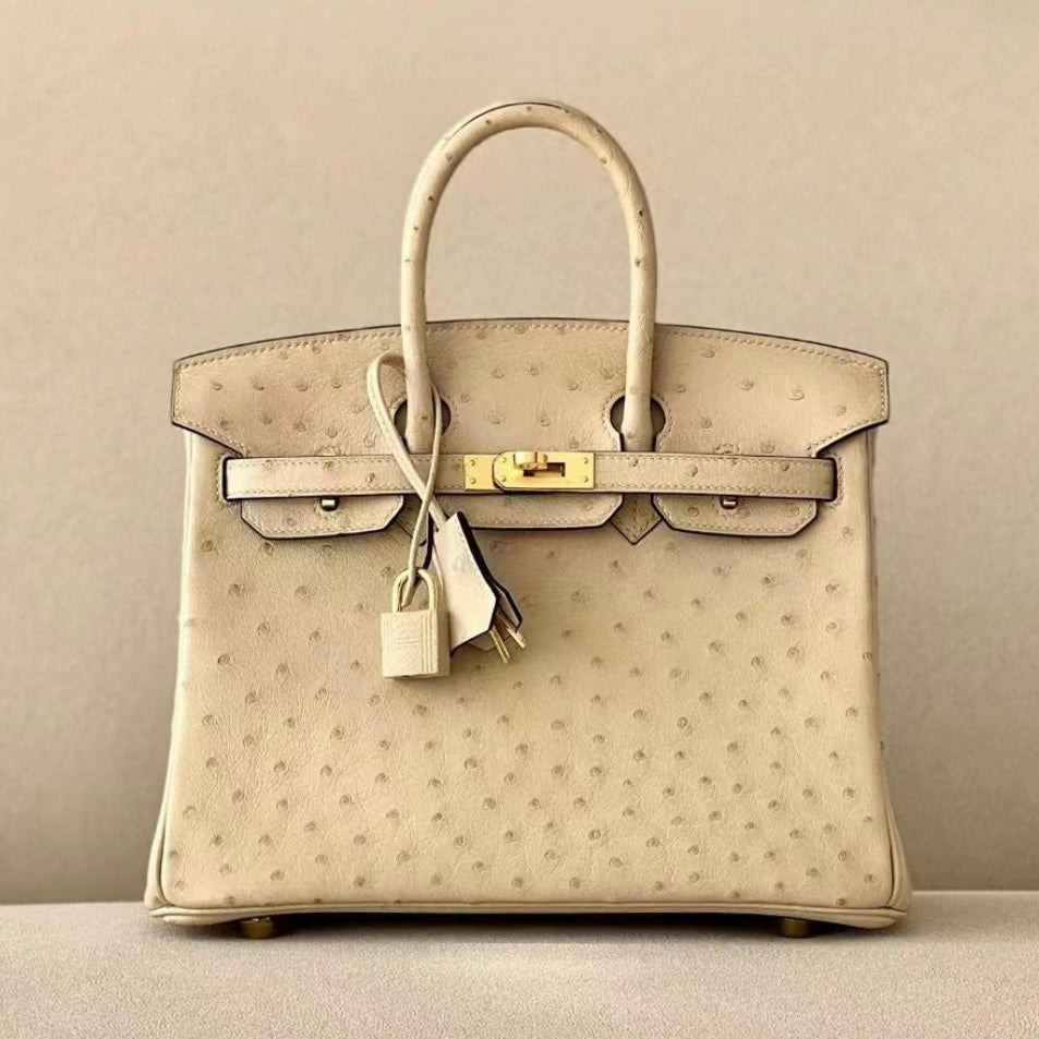 LIGHT KHAKI OSTRICH - CUSTOM