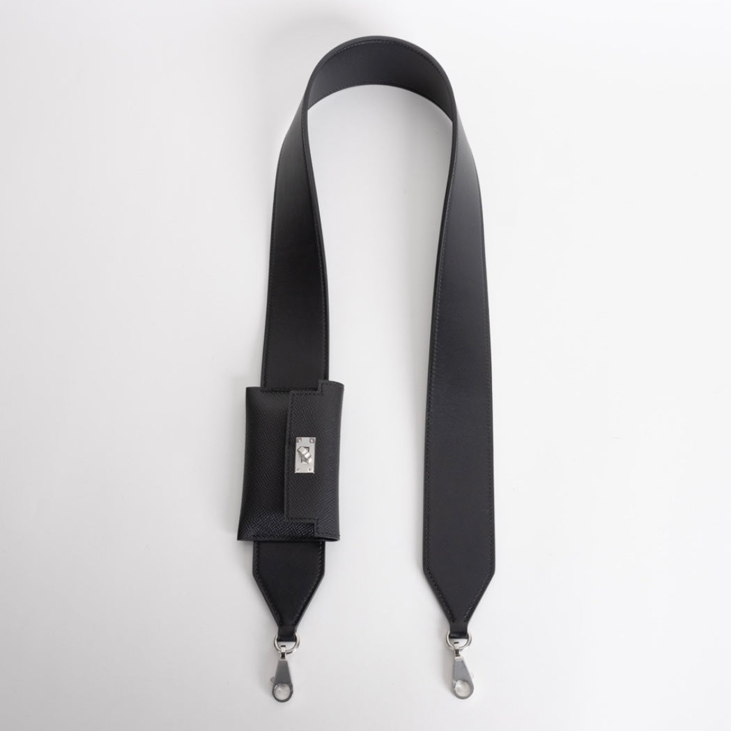 POCKET SHOULDER STRAP NOIR SWIFT/EPSOM - CUSTOM