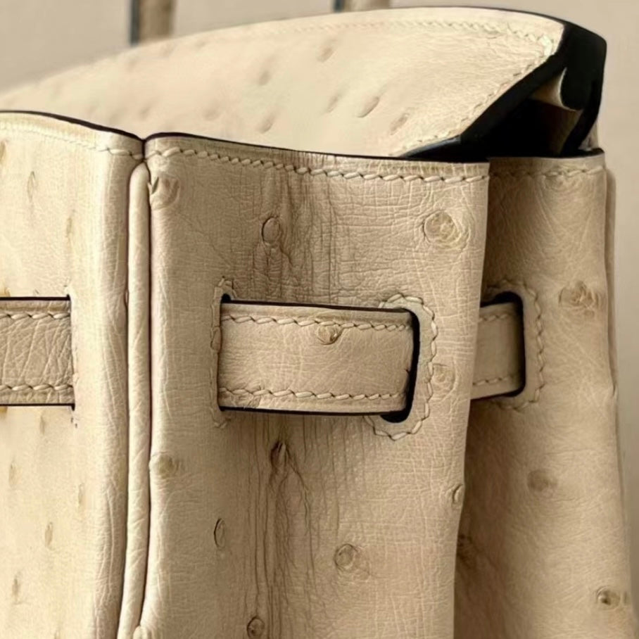 LIGHT KHAKI OSTRICH - CUSTOM