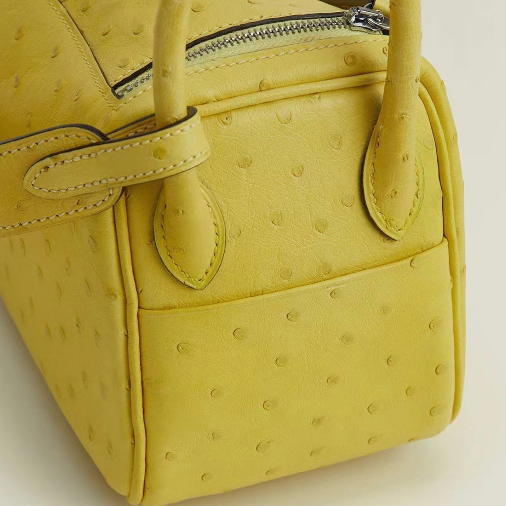 LEMON YELLOW OSTRICH - CUSTOM