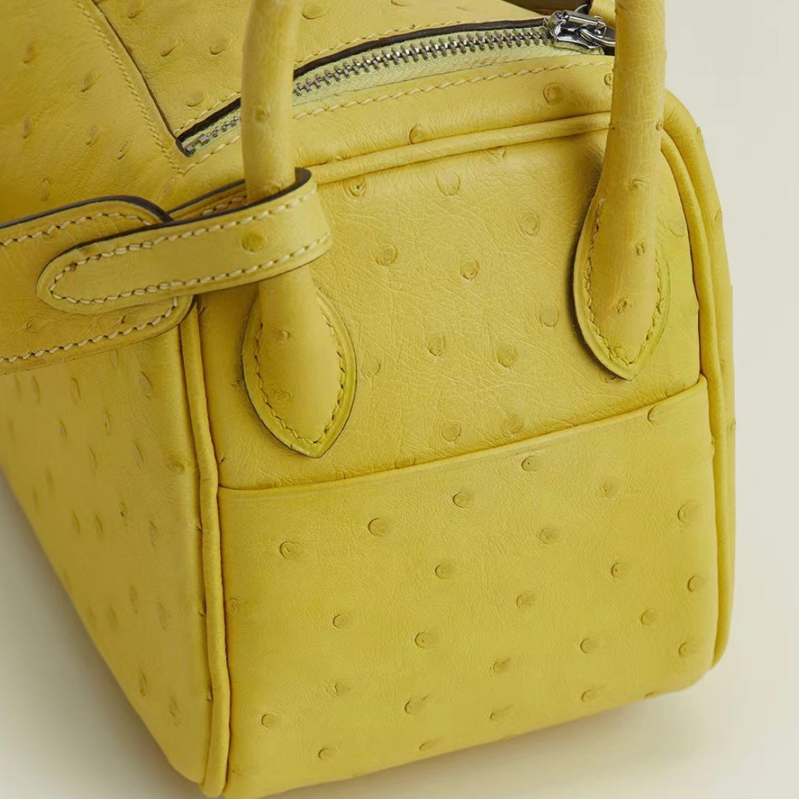 LEMON YELLOW OSTRICH - CUSTOM