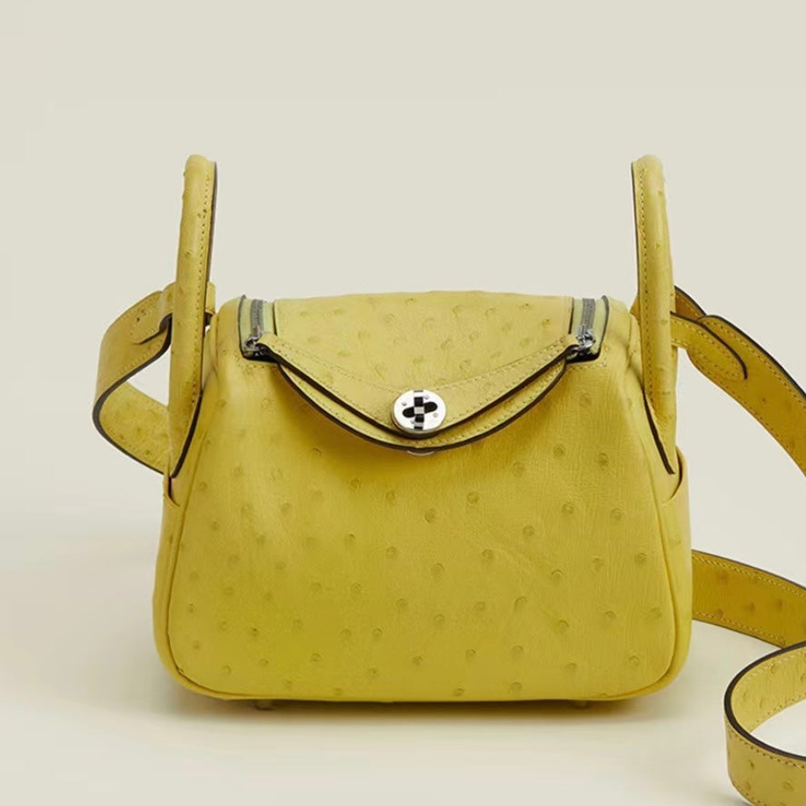 LEMON YELLOW OSTRICH - CUSTOM
