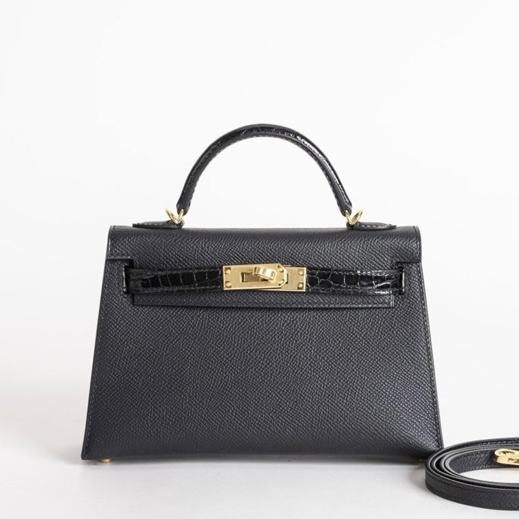 NOIR TOUCH EPSOM/CROCODILE - CUSTOM