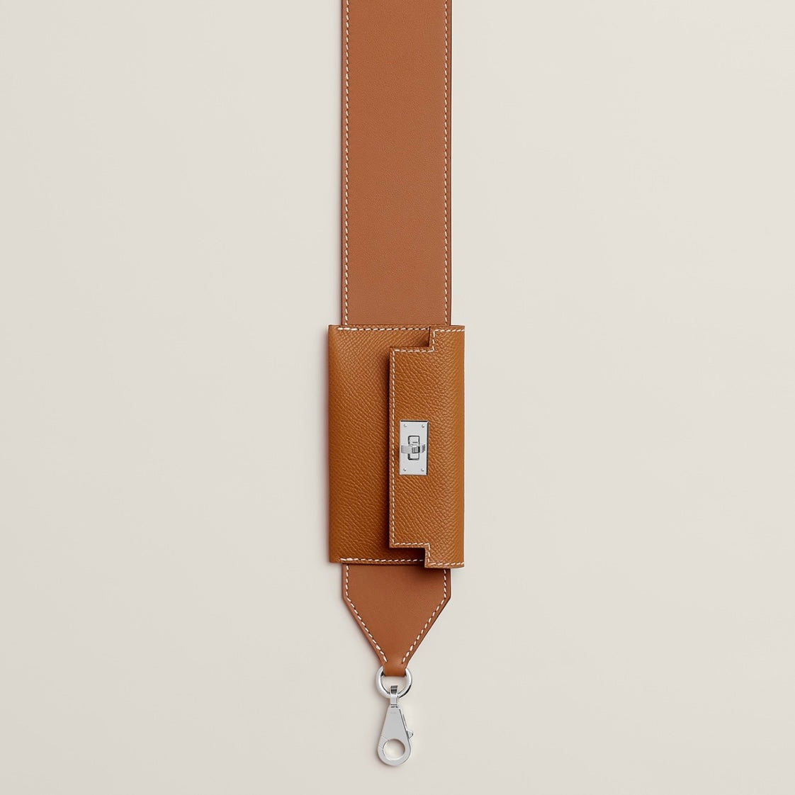 POCKET SHOULDER STRAP GOLD SWIFT/EPSOM - CUSTOM
