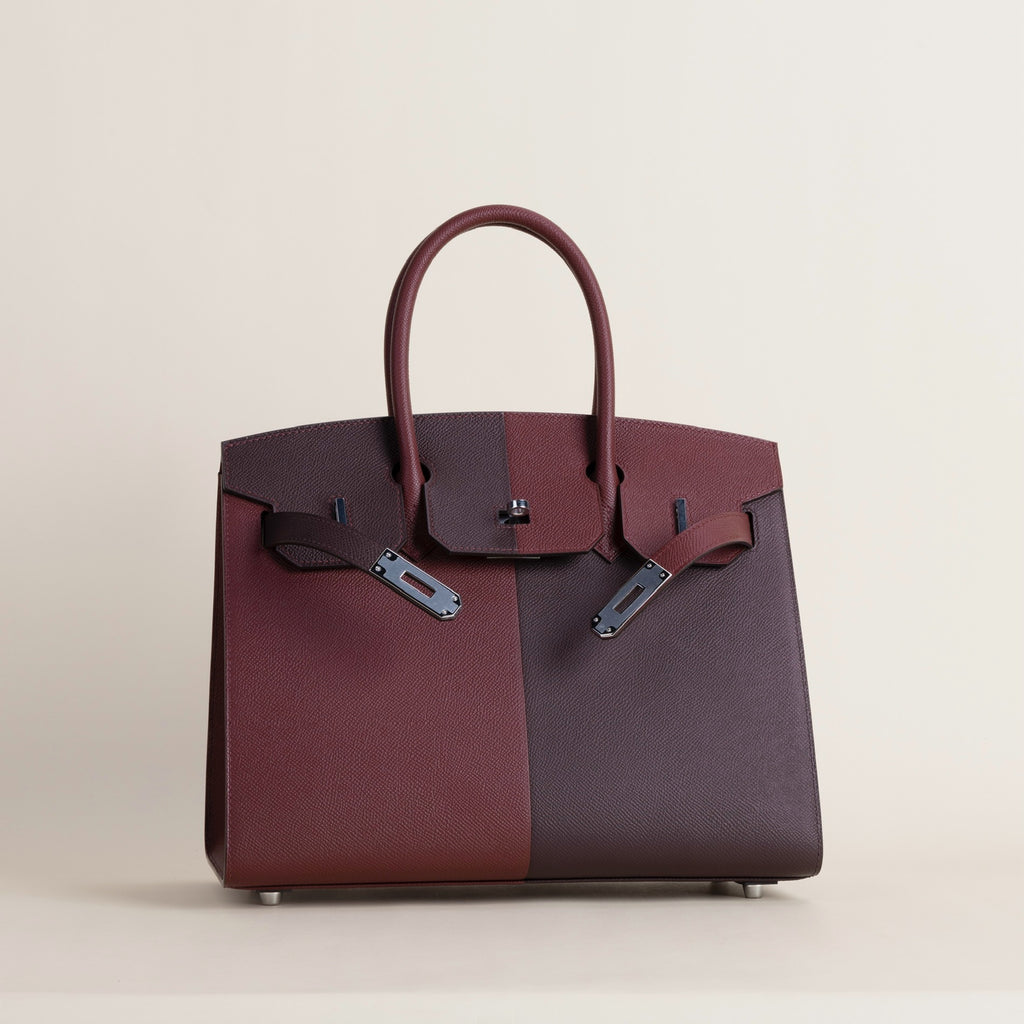 TOKIO REVERSE EPSOM COLORBLOCK MERLOT - CUSTOM