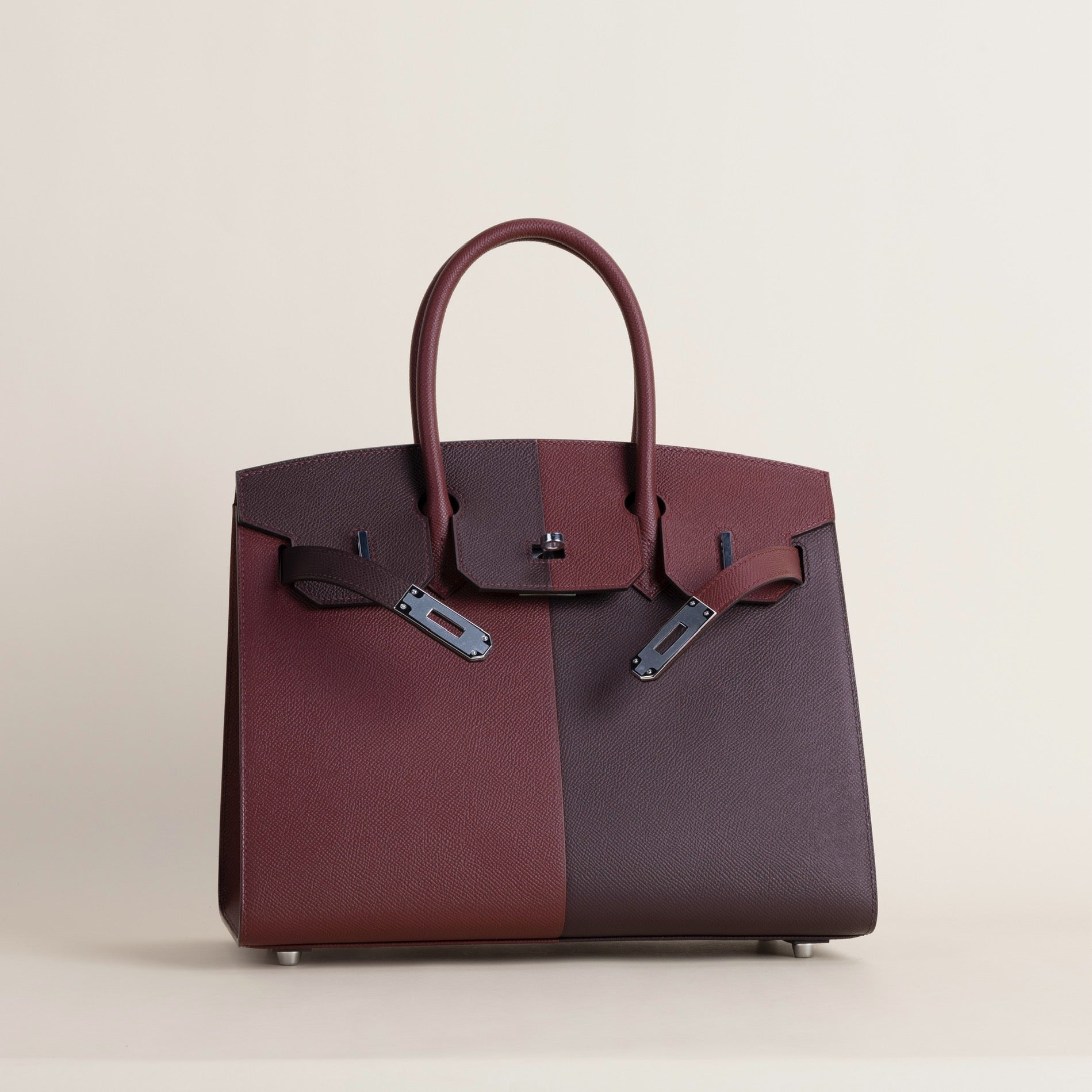 TOKIO REVERSE EPSOM COLORBLOCK MERLOT - CUSTOM