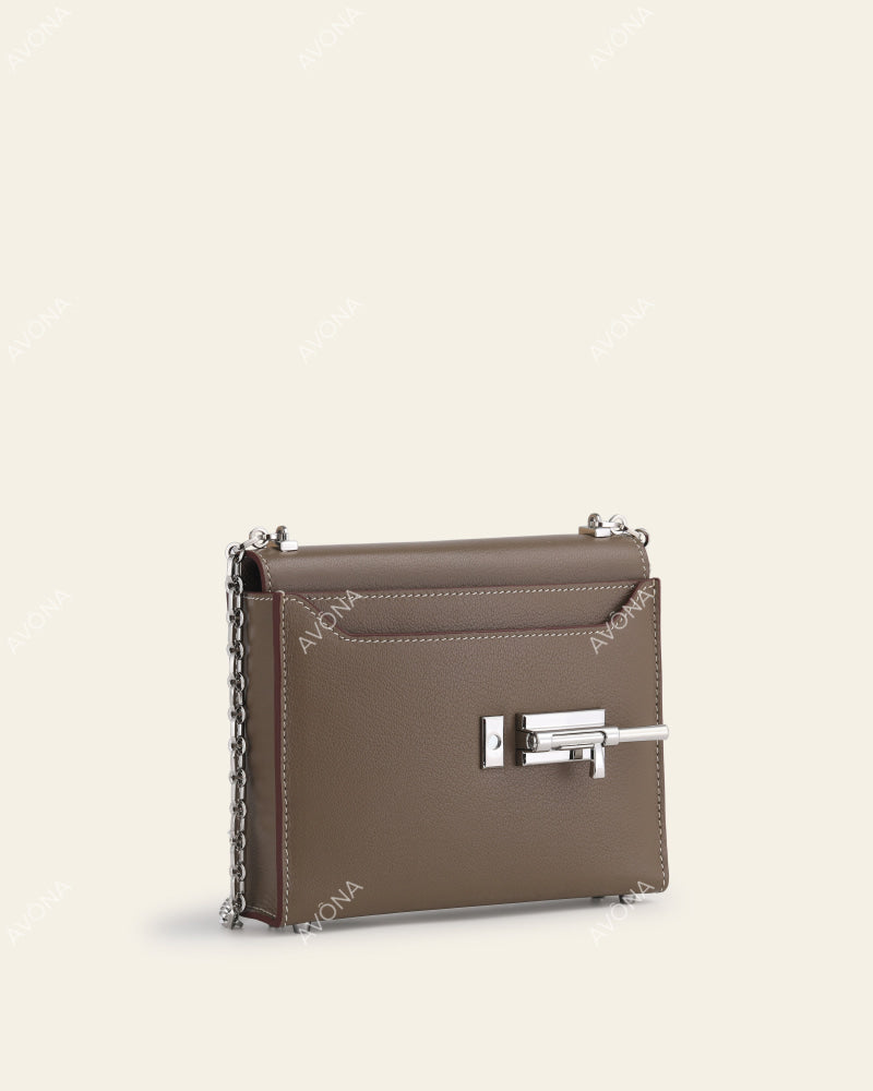 CAPRI PEBBLE - XS - (W 17 x H 15 x D 5 cm) / SILVER