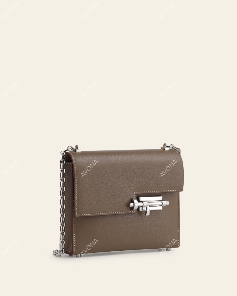 CAPRI PEBBLE - XS - (W 17 x H 15 x D 5 cm) / SILVER