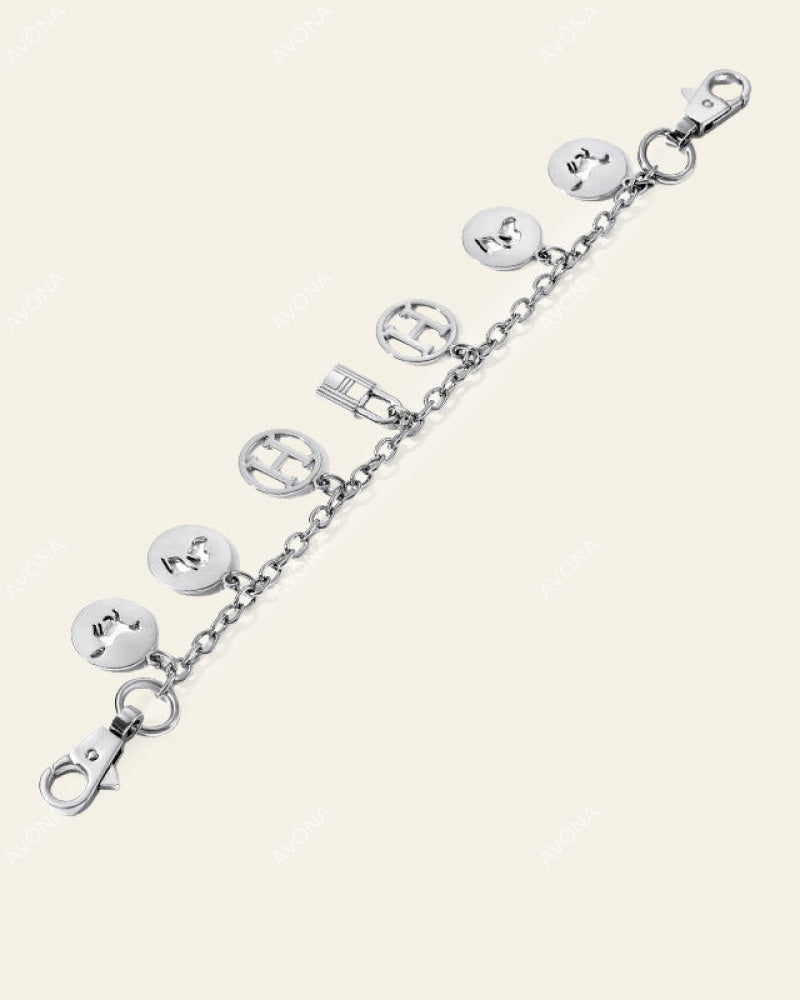CHARM PARADE BAG CHARM - SILVER