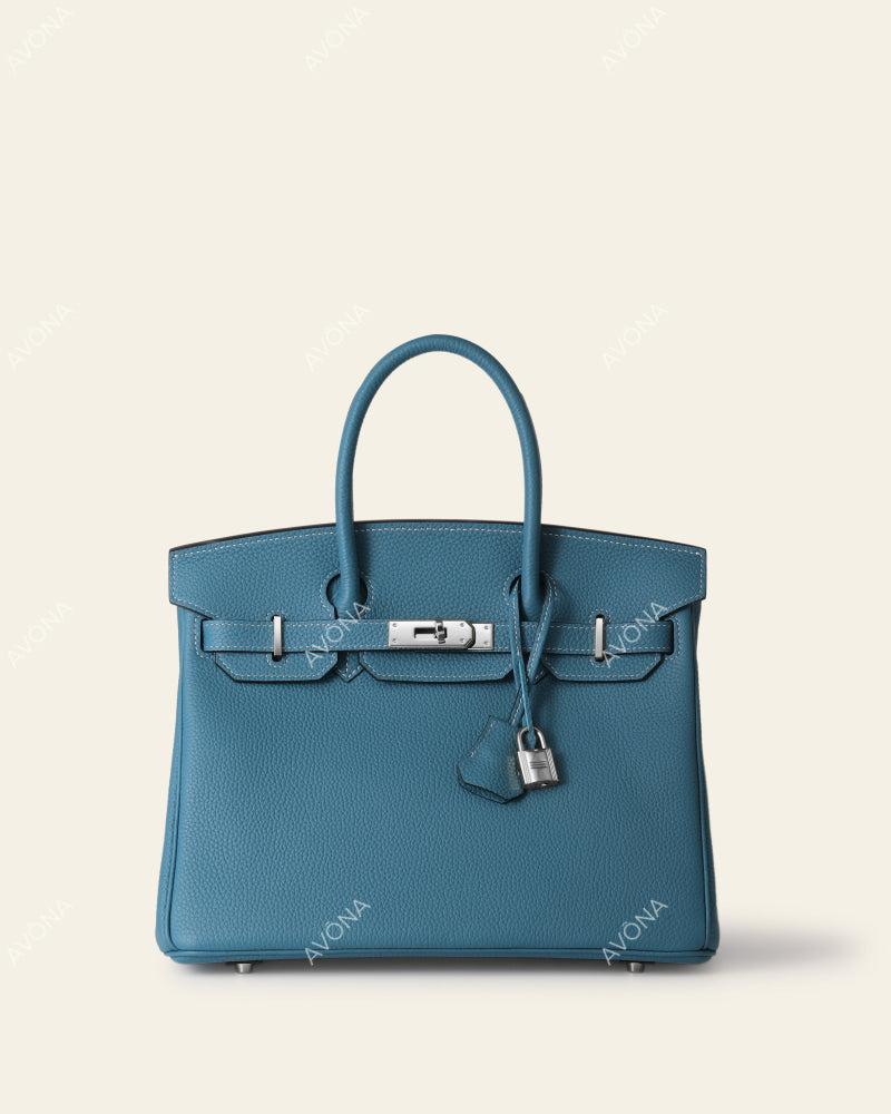 DENIM BLUE - S - (W 25 x H 21 x D 12 cm) / SILVER