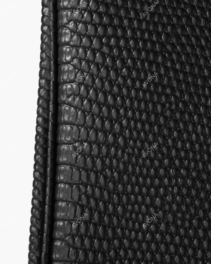 FAYE TOKIO LIZARD ONYX - M - (W 30 x H 23 x D 15 cm) / SILVER