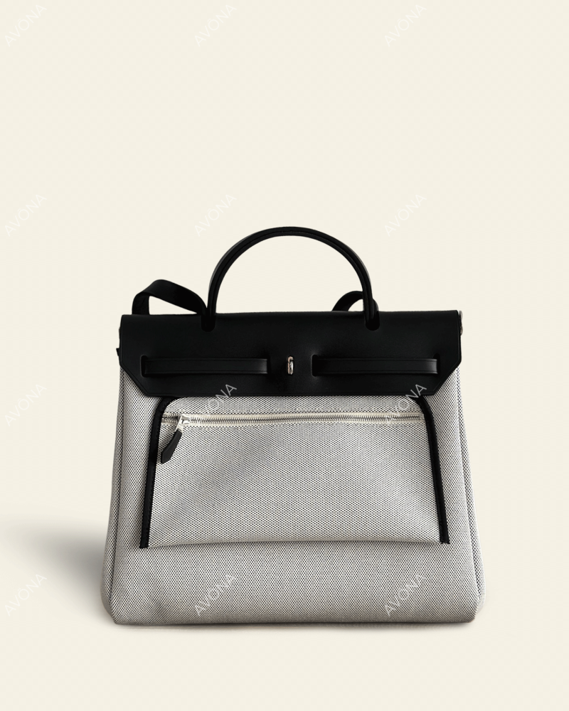 FLORENCE CHAIN ONYX - M - (W 31 x H 26 x D 9 cm) / SILVER