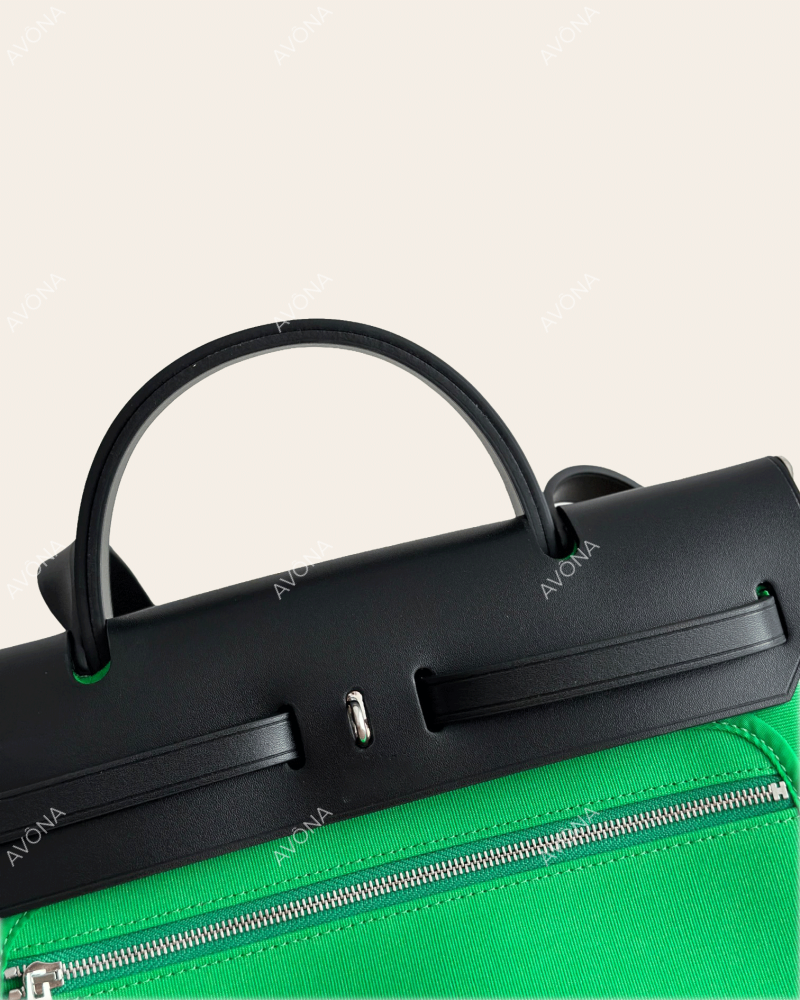 FLORENCE EMERALD - M - (W 31 x H 26 x D 9 cm) / SILVER