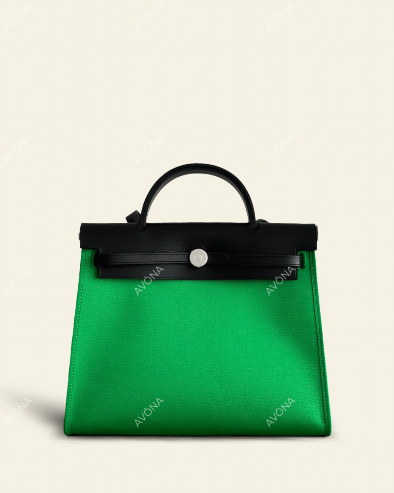 FLORENCE EMERALD - M - (W 31 x H 26 x D 9 cm) / SILVER