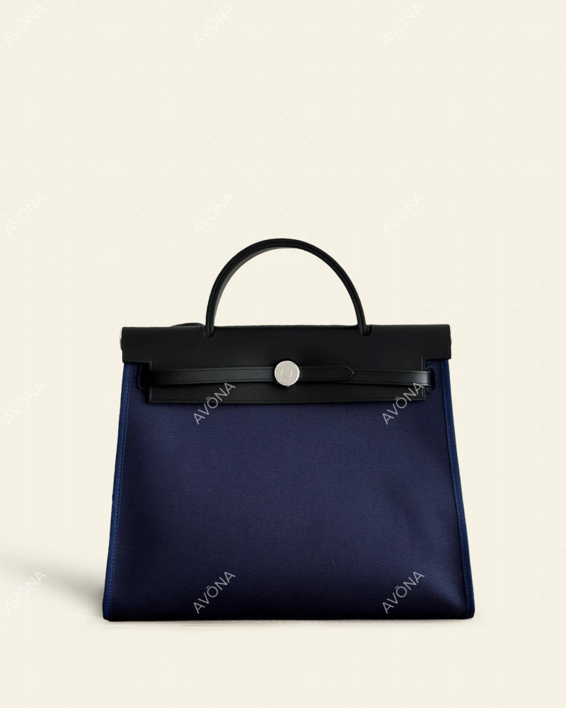 FLORENCE MIDNIGHT BLUE - M - (W 31 x H 26 x D 9 cm) / SILVER