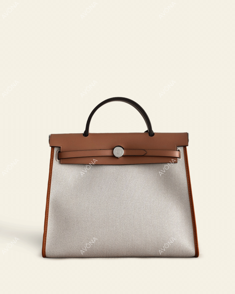FLORENCE MILKSHAKE - GOLDEN BROWN II - M - (W 31 x H 26 x D 9 cm) / SILVER