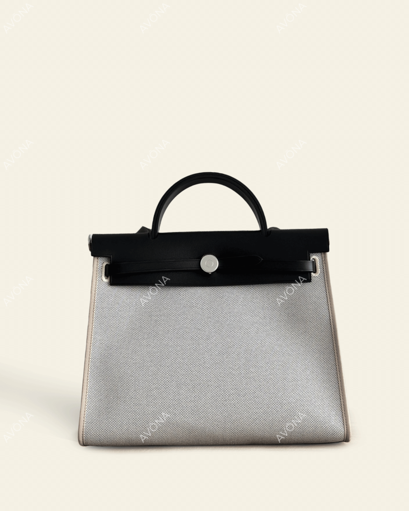FLORENCE MILKSHAKE - ONYX II - M - (W 31 x H 26 x D 9 cm) / SILVER
