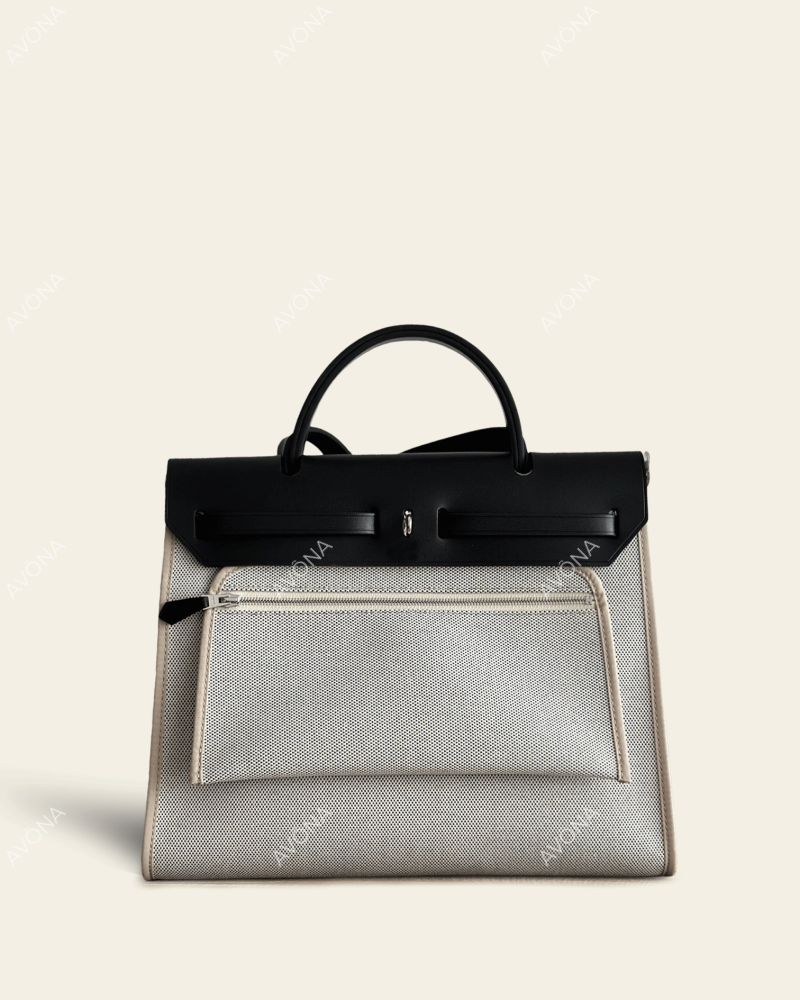 FLORENCE MILKSHAKE - ONYX II - M - (W 31 x H 26 x D 9 cm) / SILVER