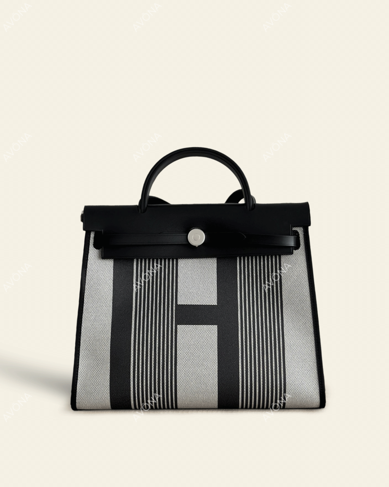 FLORENCE MONOGRAM ONYX II - M - (W 31 x H 26 x D 9 cm) / SILVER