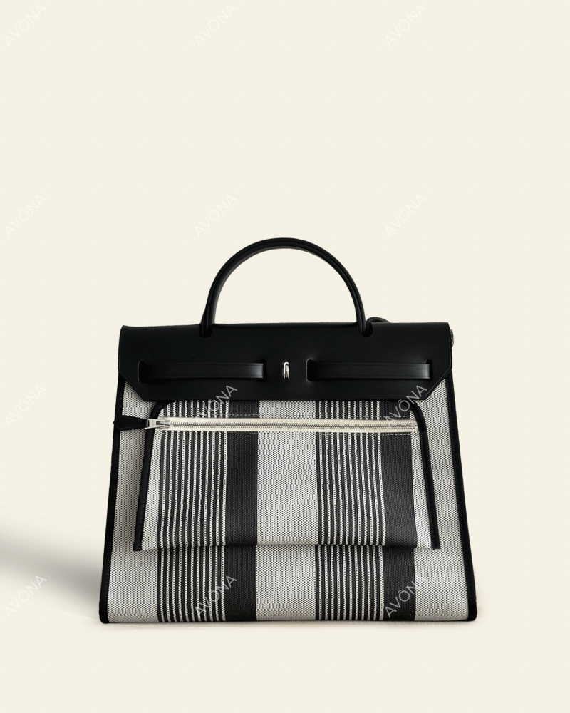 FLORENCE MONOGRAM ONYX II - M - (W 31 x H 26 x D 9 cm) / SILVER