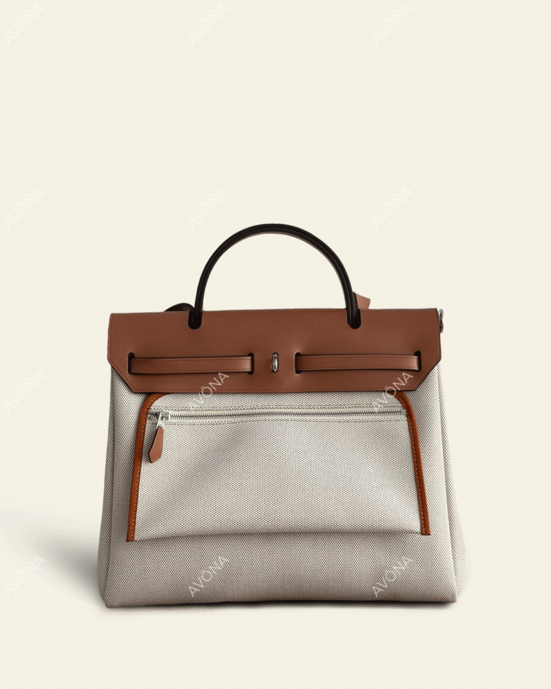 FLORENCE MOZAIK GOLDEN BROWN - M - (W 31 x H 26 x D 9 cm) / SILVER