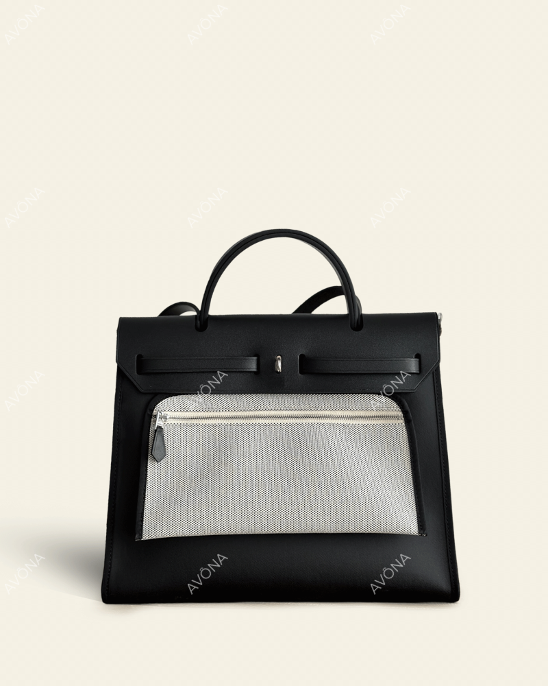 FLORENCE ONYX II - M - (W 31 x H 26 x D 9 cm) / SILVER